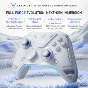 Controle Sem Fio Flydigi Apex 5 Elite Bluetooth Wireless PC Gaming Controller