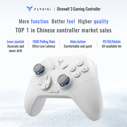 Controle Sem Fio Flydigi Direwolf 3 Wireless Gaming Controller